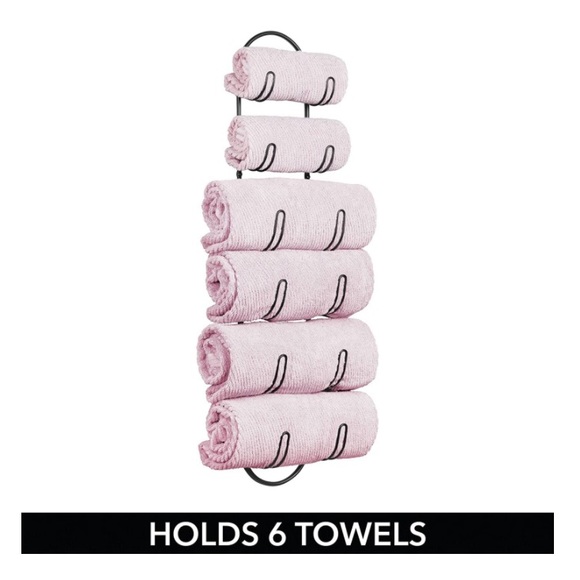 Towel Holder and Towel Storage Shelf Organizer for Bathroom - Picture 3 of 8